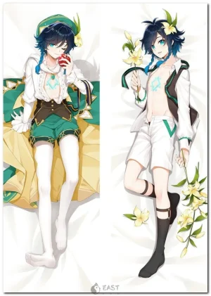 Venti (Barbatos) Genshin Impact anime body pillow dakimakura cover