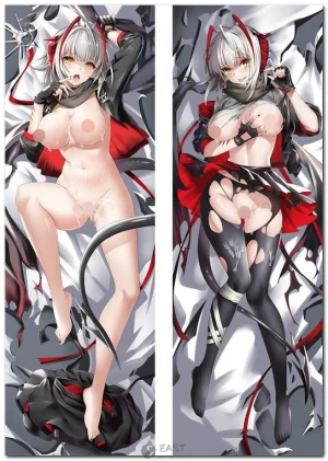 Arknights anime body pillow dakimakura featuring AI voice character design