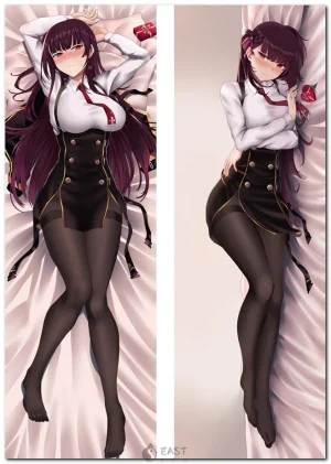 WA2000 anime girl dakimakura body pillow front view