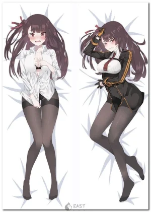 WA2000 anime dakimakura pillow featuring frontline girls in stylish doll-themed design