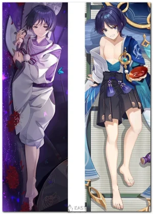 Wanderer Genshin Impact anime body pillow dakimakura cover