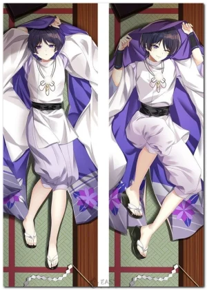 Wanderer from Genshin Impact anime body pillow dakimakura