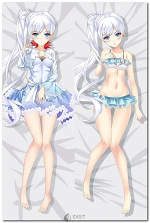 Weiss Schnee RWBY anime dakimakura body pillow cover
