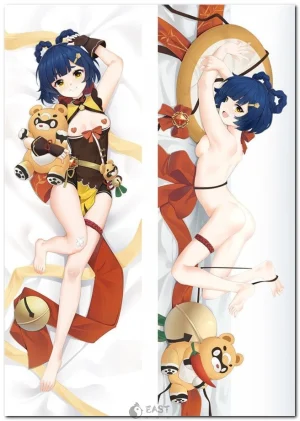 Xiangling Genshin Impact anime body pillow dakimakura cover