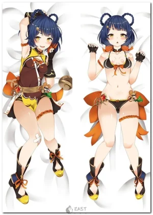 Xiangling Genshin Impact anime body pillow dakimakura cover