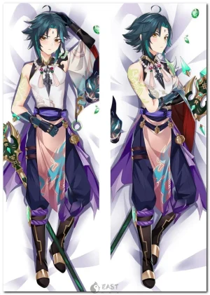 Xiao from Genshin Impact anime body pillow dakimakura cover
