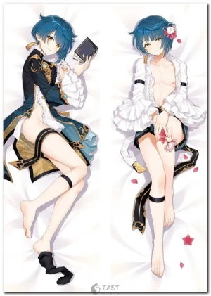 Xingqiu Genshin Impact anime body pillow dakimakura cover