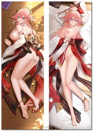 Yae Miko Genshin Impact anime dakimakura body pillow