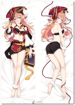 Yanfei Genshin Impact dakimakura body pillow anime cover