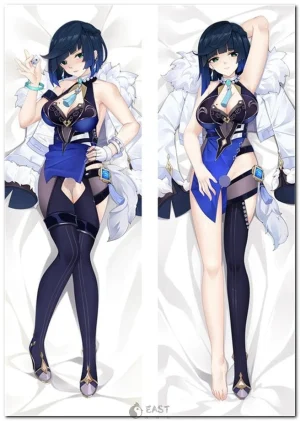 Yelan Genshin Impact anime body pillow dakimakura cover