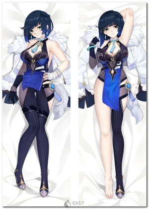 Yelan Genshin Impact anime body pillow dakimakura cover