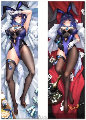 Yelan from Genshin Impact on anime body pillow (dakimakura) cover