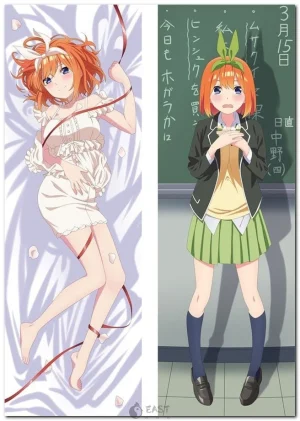 Yotsuba Nakano dakimakura anime body pillow from The Quintessential Quintuplets