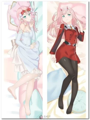 Zero Two from Darling in the FranXX dakimakura anime body pillow
