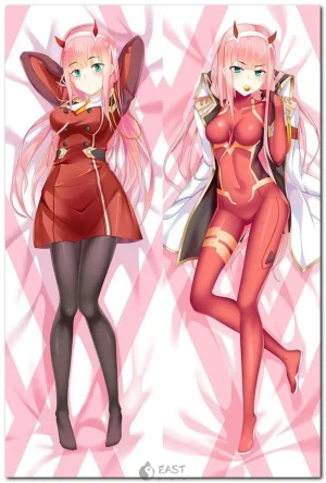 Zero Two from Darling in the Franxx anime dakimakura body pillow