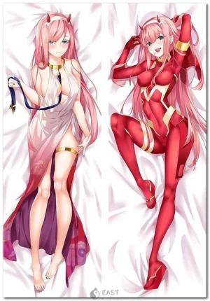 Zero Two from Darling in the FranXX anime dakimakura body pillow