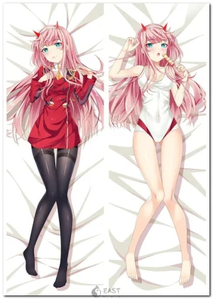 Zero Two from Darling in the FranXX anime dakimakura body pillow