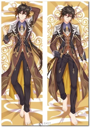 Zhongli Genshin Impact dakimakura anime body pillow