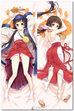 Machi Amayadori Kumamiko dakimakura anime body pillow featuring girl and bear design