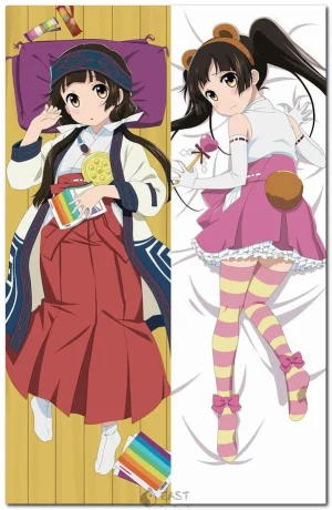 Machi Amayadori Kumamiko anime girl meets bear dakimakura pillow