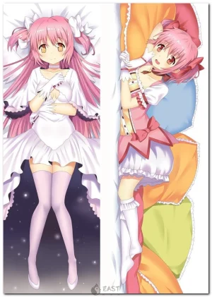 Madoka Kaname dakimakura body pillow from Puella Magi Madoka Magica anime