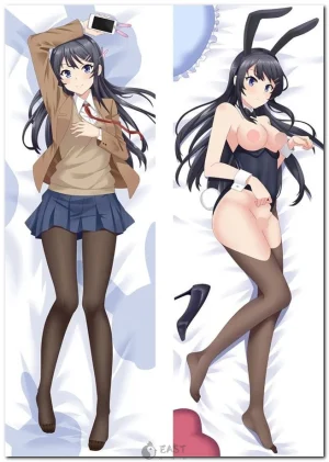 Mai Sakurajima dakimakura pillow cover from Rascal Does Not Dream of Bunny Senpai