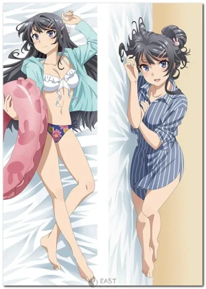 Mai Sakurajima dakimakura pillow cover from Rascal Does Not Dream of Bunny Senpai