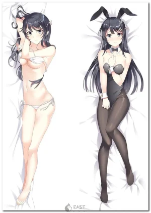 Mai Sakurajima dakimakura pillow cover from Rascal Does Not Dream of Bunny Senpai
