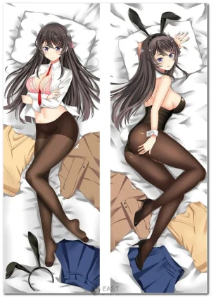 Mai Sakurajima dakimakura pillow cover from Rascal Does Not Dream of Bunny Senpai