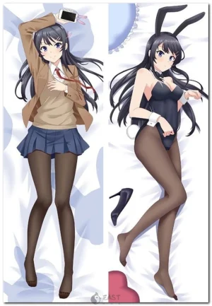 Mai Sakurajima dakimakura pillow cover from Rascal Does Not Dream of Bunny Senpai