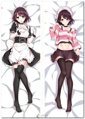 Megumi Kato from Saekano anime on dakimakura body pillow