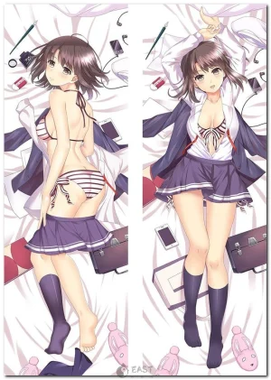 Megumi Kato from Saekano anime on dakimakura body pillow
