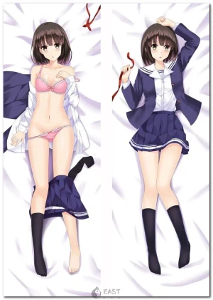 Megumi Kato from Saekano anime on official dakimakura body pillow