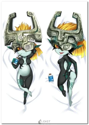 Midna from The Legend of Zelda anime-style dakimakura body pillow