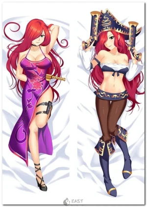 Miss Fortune League of Legends anime dakimakura body pillow