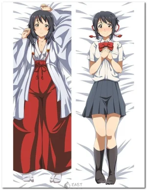 Mitsuha Miyamizu dakimakura anime body pillow from Your Name