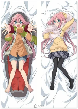 Nadeshiko Kagamihara from Laid-Back Camp anime dakimakura body pillow