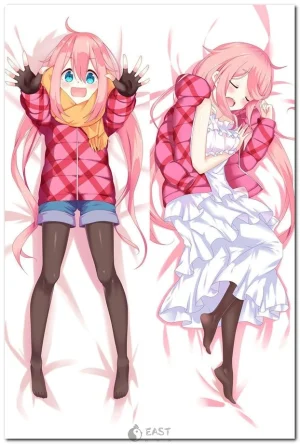 Nadeshiko Kagamihara anime dakimakura body pillow from Laid-Back Camp