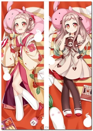 Nene Yashiro and Hanako-kun from Toilet-bound Hanako-kun anime dakimakura pillow