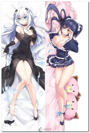 Noire from Hyperdimension Neptunia dakimakura anime body pillow