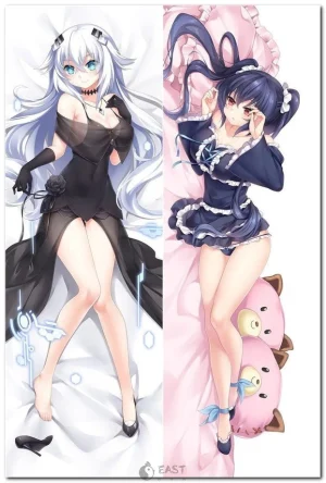 Noire from Hyperdimension Neptunia dakimakura anime body pillow