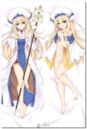 Priestess from Goblin Slayer anime on dakimakura body pillow