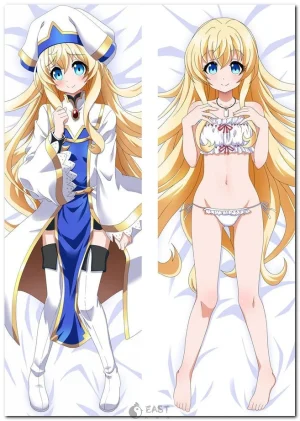 Priestess from Goblin Slayer anime on dakimakura body pillow