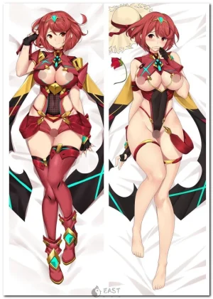 Pyra from Xenoblade Chronicles as anime body pillow (dakimakura) cover art