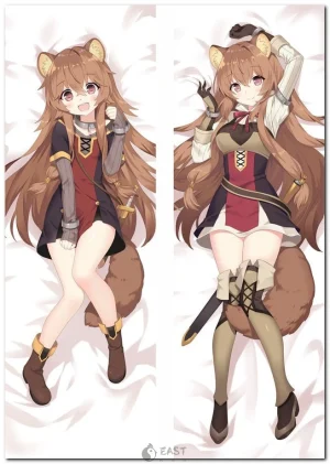 Raphtalia dakimakura body pillow from The Rising of the Shield Hero anime