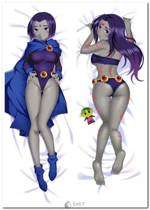 Raven from Teen Titans anime body pillow dakimakura cover