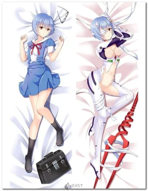 Rei Ayanami dakimakura pillow cover from Neon Genesis Evangelion