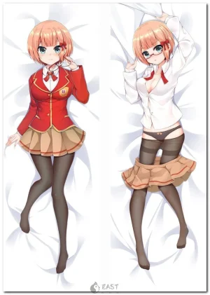 Rizu Ogata dakimakura pillow cover from We Never Learn anime