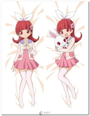 Ruby from Jewelpet anime in magical transformation pose on dakimakura body pillow