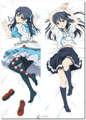 Ruri Ichigyou dakimakura anime body pillow with 'Hello World' text